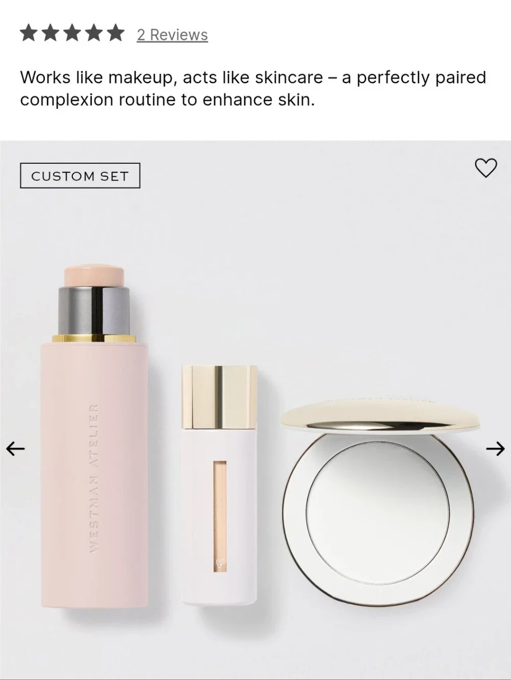 Westman Atelier Vital System: Signature Skin Set. Atelier V Vital Skin Stick